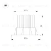 Встраиваемый светильник Arlight MS-ATOLL-BUILT-TURN-R94-10W Warm3000 (BK, 36 deg, 230V) 044618 044618 - 3