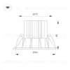 Встраиваемый светильник Arlight MS-FOGGY-BUILT-R86-10W Day4000 (WH, 60 deg, 230V) 044624 044624 - 3
