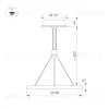 Подвесной светильник Arlight SP-CONGO-CAN-1-R400-24W Warm3000 (BK, 120 deg, 230V) 046217 046217 - 2