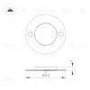 Архитектурный светильник Arlight ART-DECK-LAMP-R56-3W Warm3000 (SL, 120 deg, 24V) 045346 045346 - 2