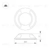 Накладка Arlight ART-DECK-CAP-LID2-R65 (SL, STEEL) 045350 045350 - 4