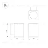 Уличный настенный светильник Arlight LGD-EVO-WALL-S100x100-12W Warm3000 (GR, 44 deg, 230V) 046193 046193 - 5
