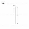Ландшафтный светильник Arlight LGD-STEM-BOLL-H900-10W Warm3000 (BK, 185 deg, 230V) 046613 046613 - 5