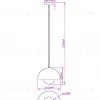 Подвесной светильник Myfar Dorothy MR2180-1P MR2180-1P - 5
