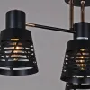 Потолочная люстра Reluce 06074-3.3-04 BK+FG 06074-3.3-04 BK+FG - 4