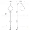 Бра Belfast Bryson 85043-1W BR MT 85043-1W BR MT - 9