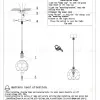 Подвесной светильник Belfast Clifton D3315-1 GL CL D3315-1 GL CL - 7