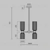 Подвесная люстра Maytoni Antic MOD302PL-06GR MOD302PL-06GR - 6