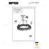 Подвесная люстра iLamp Savage 9065-D600 GD 9065-D600 GD - 3