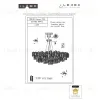 Подвесная люстра iLamp Savage 7004-L1200 GD 7004-L1200 GD - 3