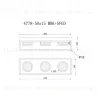 Настенный светильник iLedex Link 4778-50x15 MBK+SGD 4778-50x15 MBK+SGD - 2