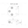 Потолочная люстра iLedex Telescope D4774-40 SGD D4774-40 SGD - 3