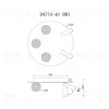 Потолочная люстра iLedex Telescope D4774-40 SWH D4774-40 SWH - 3