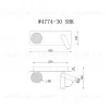 Настенный светильник iLedex Telescope W4774-30 SBK W4774-30 SBK - 2