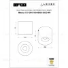 Накладной светильник iLedex Metrica 113-12W-D100-4000K-24DG-WH 113-12W-D100-4000K-24DG-WH - 4