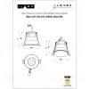 Встраиваемый светильник iLedex Mars 207-7W-D75-3000K-24DG-BK 207-7W-D75-3000K-24DG-BK - 5