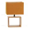 Настольная лампа Uniel UML-B401 E27 ORANGE/WOOD UL-00010955 UML-B401 E27 ORANGE/WOOD - 1