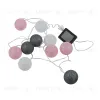Садовая гирлянда на солнечной батарее Uniel USL-S-230/PM1800 COTTON BALLS-1 UL-00011593 USL-S-230/PM1800 COTTON BALLS-1 - 1