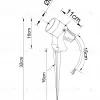Грунтовый светильник Arte Lamp Elsie A4715IN-1BK A4715IN-1BK - 5
