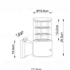 Уличный настенный светильник Arte Lamp Tokyo A5316AL-1BK A5316AL-1BK - 3