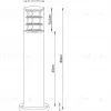 Ландшафтный светильник Arte Lamp Tokyo A5316PA-1BK A5316PA-1BK - 2