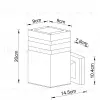 Уличный настенный светильник Arte Lamp Heather A4413AL-1BK A4413AL-1BK - 3