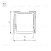 Профиль Arlight SL-SLIM20-H20-2000 BLACK 047632 047632 - 3
