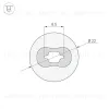 Силиконовый профиль Arlight WPH-FLEX-D22-360deg-S8-5m WHITE 045847 045847 - 3