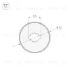 Силиконовый профиль Arlight WPH-FLEX-D22-360deg-S8-5m BLACK 045866 045866 - 3