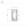 Силиконовый профиль Arlight WPH-FLEX-0612-SIDE-S8-5m BLACK 045782 045782 - 3