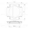 Шторки кашетирующие Arlight LGD-BARNDOORS-R85 (BK) 046760 046760 - 2
