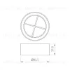 Решетка антибликовая Arlight LGD-ANTIGLARE-GRILLE-R85 (BK) 046755 046755 - 2