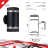 Уличный настенный светильник Reluce 86226-9.2-002CT 2*GX53 BK 86226-9.2-002CT 2*GX53 BK - 2
