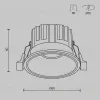 Встраиваемый светильник Maytoni Round DL058-12W-DTW-W DL058-12W-DTW-W - 9