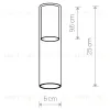 Плафон Nowodvorski Cameleon Cylinder M 8543 8543 - 3