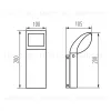Уличный настенный светильник Kanlux Abete 36572 36572 - 3
