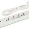 Сетевой фильтр Эра USF-4es-1,5m-3xUSBA-W Б0059567 Б0059567 - 2