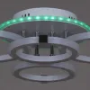 Потолочная люстра Reluce 06319-3.3-04 WH+CR (RGB) 06319-3.3-04 WH+CR (RGB) - 8