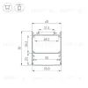 Профиль Arlight LINE-6070-2000 ANOD BLACK 046402 046402 - 3