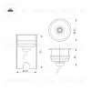 Грутовый светильник Arlight KT-AQUA-R45-3W Warm3000 047698 047698 - 3