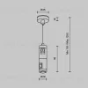 Подвес тросовый двойной Maytoni Flarity TRA157SW-D1-B TRA157SW-D1-B - 5
