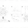Потолочная люстра Ambrella Light Acrylica Original FA8938 FA8938 - 9