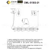 Подвесная люстра Omnilux Casargo OML-51503-21 OML-51503-21 - 2