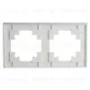 Рамка двухместная Stekker GFR00-7002-01M Катрин 49595 49595 - 3