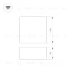 Встраиваемый светильник Arlight DL-GRIGLIATO-S90x90-12W Day4000 (WH, 90 deg, 230V) 038335(1) 038335(1) - 3