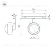 Трековый магнитный светильник Arlight MAG-ORIENT-SUNSET-R76-6W Day4000-MIX (BK, 70 deg, 48V, TUYA) 048331 048331 - 8