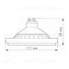 Светодиодная лампа Arlight AR111-UNIT-GU10-15W-DIM Warm3000 (WH, 120 deg, 230V) 026890 026890 - 6