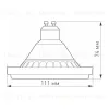 Светодиодная лампа Arlight AR111-UNIT-GU10-15W-DIM Warm3000 (WH, 24 deg, 230V) 026867 026867 - 5