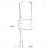 Уличный настенный светильник Arte Lamp Minchir A8306AL-2BK A8306AL-2BK - 3