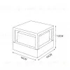 Уличный настенный светильник Arte Lamp Ulysses A8712AL-1BK A8712AL-1BK - 3